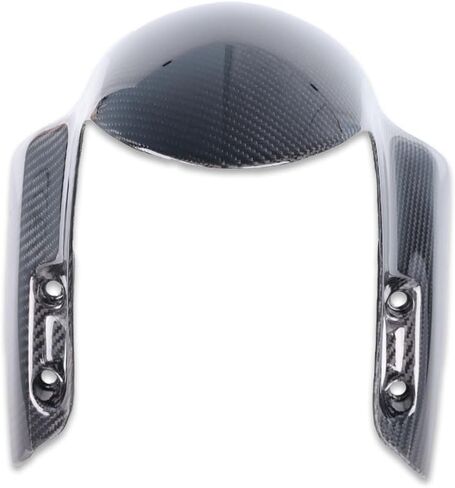 US STOCK 100% Real 3K Carbon Fiber Front Tire Fender Mud Guard Fairing Cover Fit for 2018-2022 Ducati V4 / V4S V2 Panigale Glossy Twill Weave in Kuwait