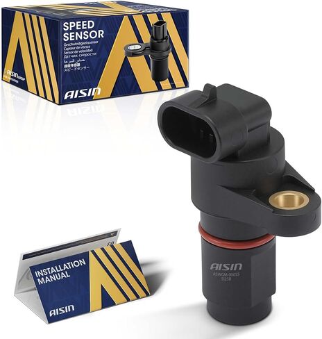 AISIN AFTERMARKET ASWGM-00055 Transmission Speed Sensor - Compatible with Silverado 1500 2014-2016, Camaro 2014-2019, Corvette 2014-2019, Cadillac ATS 2013-2019 - with Manual Transmission (MT) in Kuwait