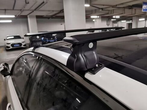 Aluminum Roof Rack Cross Bars Compatible with Toyota Corolla Sedan E170/E180 2013-2017 Anti Theft Crossbars Rooftop Storage Cargo Luggage Carrier Without Roof Rail 2PCS Black in Saudi Arabia