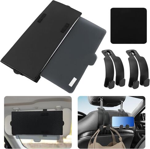 Car Visor Extender Sun Blocker, Sunvisor Extension with PC Lens and 2 Side Sunshade, Anti-Glare Sun Visor Extension for Safe Driving in Saudi Arabia