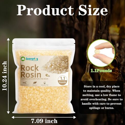 Rock Rosin 1.1 Pound Pine Resin Pine Gum Violin Cello Bass Dance Resin for Dancers, Musicians, Athletes and DIY Projects to Help Grip and Prevents Slipping（Impurity-Free） in Saudi Arabia