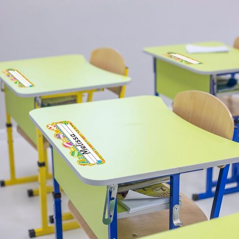 Pack of 50 Hot Air Balloon Style Nameplates for Student Desks Classroom Name Tags 3.4 x 9.5 inches in Saudi Arabia