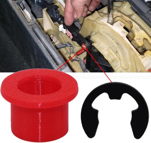 Upgrade Auto Gear Shifter Cable Bushing & Linkage Repair Kit with Lock Washer for Toyota Sienna 2004-2010 Fixes Loose Shifting OEM 33820-08020 in Kuwait