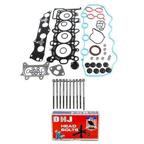 DNJ HGB237 Cylinder Head Gasket Set with Head Bolt Kit for 2006-2011 Honda Civic 1.3L L4 8V SOHC 1339cc in Kuwait