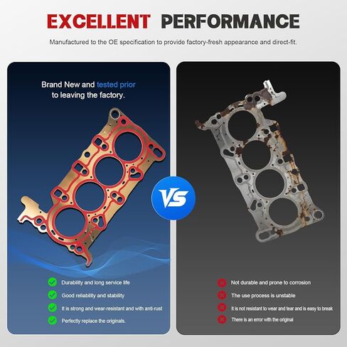 Head Cylinder Gasket Set Fit for Malibu/Cruze/Volt 2016-2024 & Encore 2016-2019 | OE 12709179 + 12687228 | Fits 1.4L, 1.5L, 1.6L, 1.8L, 2.0L L4 Engines, w/Cylinder Head Bolts in Kuwait