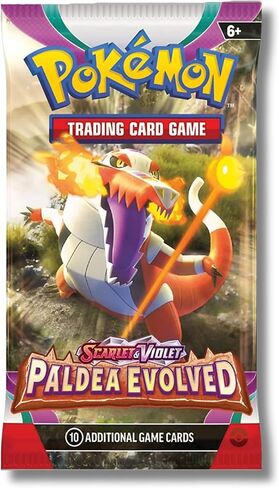 Pokemon Scarlet & Violet Paldea Evolved Booster Pack | Skeledirge in Kuwait