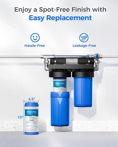 Waterdrop Spotless Car Wash Water Filter, Deionized Water, Spot Free, Replacement for Waterdrop WD-CWE Spotless Car Wash System with Resin in Kuwait