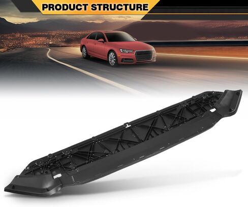 درع سبلاش أمامي سفلي للسيارة متوافق مع Audi A4 & A4 Quattro 2017-2019/Audi S4 2018 (الطراز الفرعي: Komfort، Premium، Premium Plus، Prestige) AU1228132، 8W0807611A in Kuwait