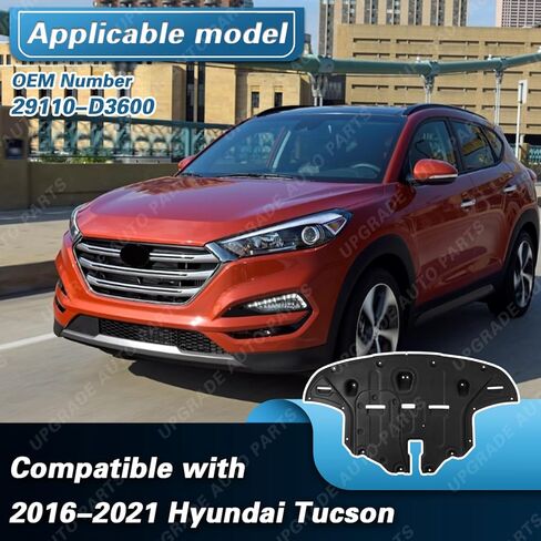 Compatible with 2016-2021 Hyundai Tucson Engine Splash Shield 29110-D3600 HY1228189 in Saudi Arabia