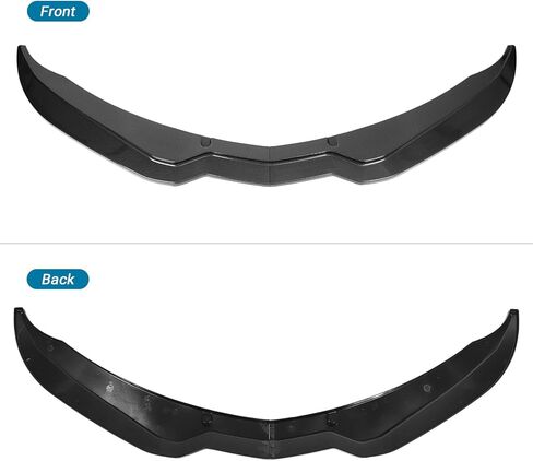 Front Bumper Lip Spoiler Splitter Body Kit Fit for Chevrolet Corvette C7 Z06 Stage 2014 2015 2016 2017 2018 2019 Carbon Fiber Look(Not Fits ZR1) in Saudi Arabia