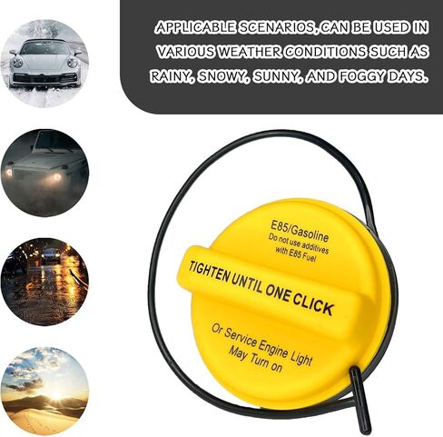 Gas Cap Replacement Fuel Cap for Chevy GMC Cadillac 2012–2014 Silverado 1500 2500HD 3500HD, Avalanche, Tahoe, Sierra, Yukon, Yukon XL, Escalade ESV EXT, Replaces GT347 20962524 E85 Fuel Tank Caps in Saudi Arabia