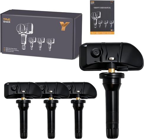4 قطع مستشعر مراقبة ضغط الإطارات المبرمج مسبقًا 315 ميجا هرتز TPMS JX7Z1A189C مناسب لفورد 2021-2023 F150 2020-2024 Escape 2023-2024 Ranger، مناسب لينكولن 2021-2024 MKC 2020-2024 Aviator in Kuwait