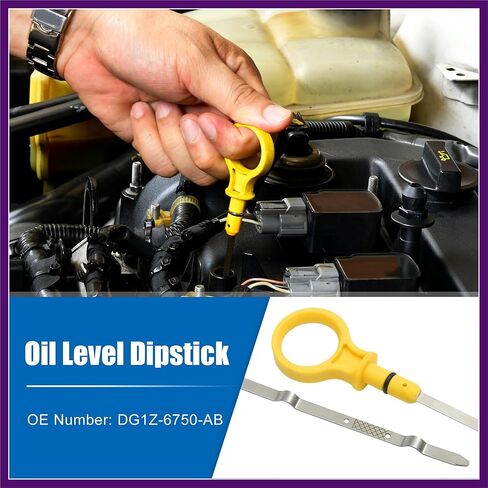 1 Pcs Engine Oil Dipstick Engine Oil Fluid Level Dipstick for Ford Explorer Base Limited Platinum Sport XLT 3.5L V6 No.DG1Z-6750-AB Premium Fit Design in Kuwait