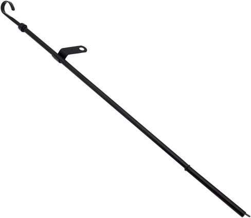 1 PC SHLPDFM Chrome 21" Black Engine Oil Dipstick W/Billet Handle S4958BK Compatible with 1965-90 Big Block Chevy 396-454 in Kuwait