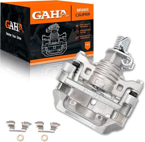 GAHA 18B5010 Rear Left Brake Caliper Assembly w/Bracket for Buick Allure/LaCrosse, for Chevrolet Impala 2011-2013, Grand Prix 2004-2008, Impala Limited 2014-2016, for Pontiac Grand Prix 2004-2008 in Saudi Arabia