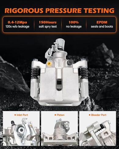 GAHA 18B5010 Rear Left Brake Caliper Assembly w/Bracket for Buick Allure/LaCrosse, for Chevrolet Impala 2011-2013, Grand Prix 2004-2008, Impala Limited 2014-2016, for Pontiac Grand Prix 2004-2008 in Saudi Arabia