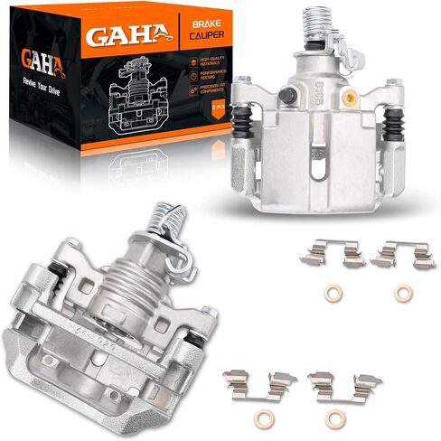 GAHA 18B5010 Rear Left Brake Caliper Assembly w/Bracket for Buick Allure/LaCrosse, for Chevrolet Impala 2011-2013, Grand Prix 2004-2008, Impala Limited 2014-2016, for Pontiac Grand Prix 2004-2008 in Saudi Arabia