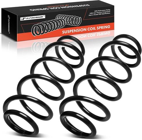 نوابض ملفوفة أمامية ممتازة متوافقة مع Audi A4 1997-2001 A4 Quattro 1997-2001 Volkswagen Passat 1996-2000، جانب السائق والراكب، عبوتان in Kuwait