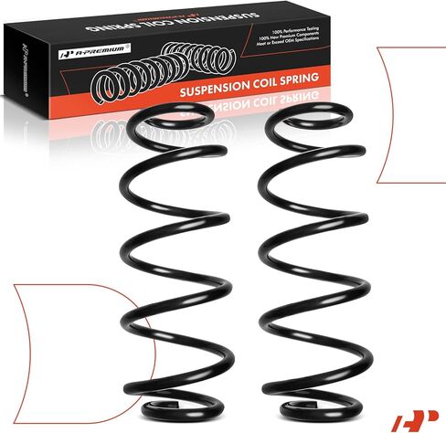 نوابض ملفوفة أمامية ممتازة متوافقة مع Audi A4 1997-2001 A4 Quattro 1997-2001 Volkswagen Passat 1996-2000، جانب السائق والراكب، عبوتان in Kuwait