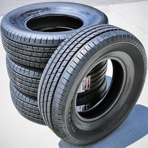 مجموعة من 4 (أربعة) إطارات شعاعية للشاحنات الخفيفة للطرق السريعة Armstrong Tru-Trac HT لجميع المواسم - LT225/75R16 225/75/16 225/75-16 115/112T نطاق التحميل E LRE 10 طبقات BSW جدار جانبي أسود in Kuwait
