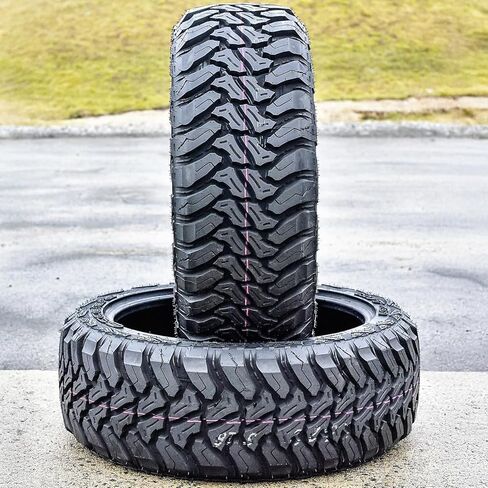 Set of 2 (TWO) Accelera M/T-01 Mud Off-Road Light Truck Radial Tires-33X12.50R20LT 33X12.50X20 33X12.50-20 114Q Load Range E LRE 10-Ply BSW Black Side Wall in Kuwait