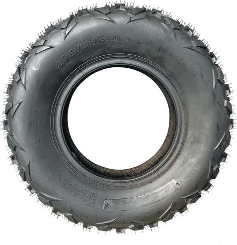 إطار GarveeTech ATV مقاس 25x8-12 إطارات ATV/UTV 6PR إطارات لجميع التضاريس 2 عبوة بدون أنبوب DAV101 in Kuwait