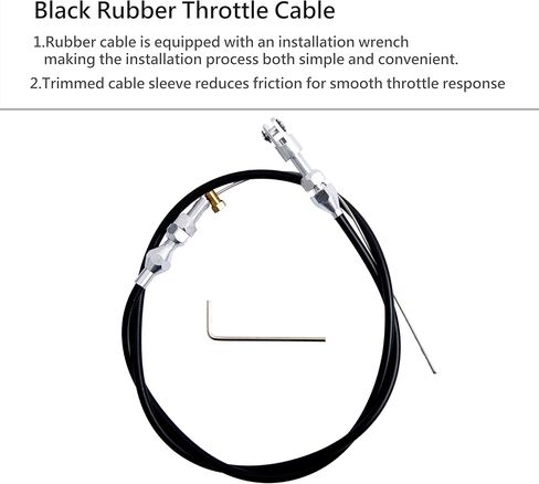 Universal Black Aluminum Gas Pedal Compatible with Street Rat Rod GM Chevy Ford Mopar, with Rubber Cable in Saudi Arabia