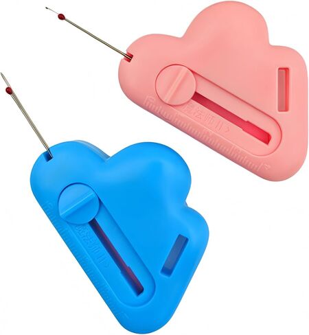 PAVNSO 2 Pcs Magnetic Seam Guide, Multifunctional Seam Ripper Polygonal Hemmer Guide, Scale Sewing Accessories for Sewing Machines in Saudi Arabia