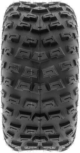 [مجموعة من 4] إطارات SunF Knobby Race البديلة ATV UTV A/T 6 Ply 22x10-8 22x10x8 Tubeless A030، أسود in Kuwait