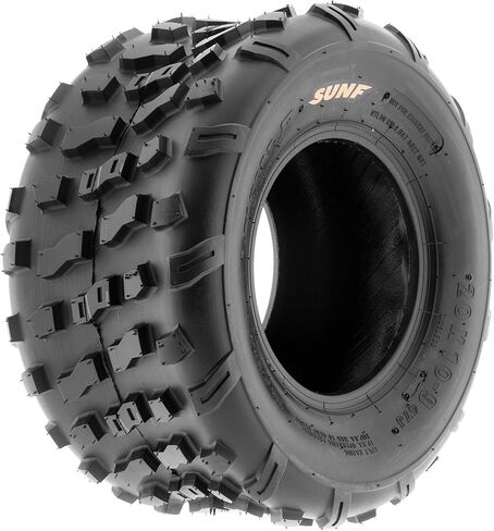 SunF مجموعة 2 إطارات ATV 20x10-9Go Kart Golf Cart جزازة العشب 20x10x9 Knobby 4 PR A022 in Kuwait