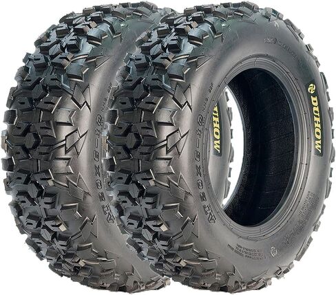 حزمة TROPOW مكونة من 2 إطارات ATV مقاس 25x8x12 مناسبة تمامًا لـ 25x8x12 UTVs، 6PR Tubeless - قهر أي تضاريس بثقة in Kuwait