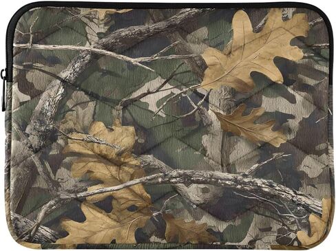 ALAZA Wood Camouflage Tree Camo Laptop Sleeve Case 13, 13.3, 14 inch, Computer Cases for Pad Tablet, Waterproof Briefcase Bag in Saudi Arabia