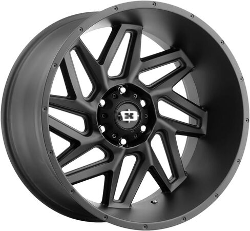 Vision 361 Spyder 22x12 6x5.5" -57mm Satin Black Wheel Rim 22" Inch in Kuwait