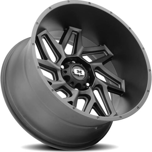 Vision 361 Spyder 22x12 6x5.5" -57mm Satin Black Wheel Rim 22" Inch in Kuwait