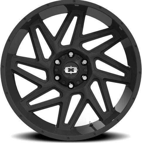 Vision 361 Spyder 22x12 6x5.5" -57mm Satin Black Wheel Rim 22" Inch in Kuwait