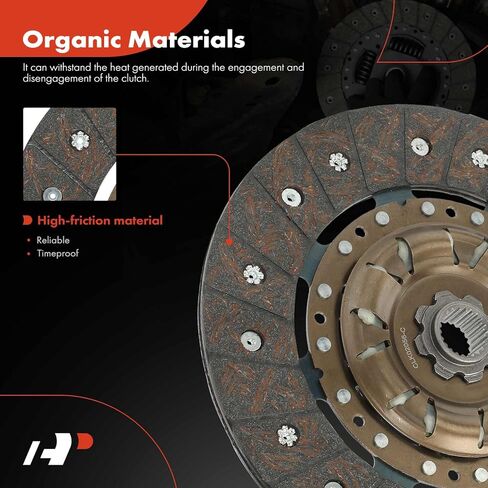 مجموعة قابض ناقل الحركة A-Premium متوافقة مع Volkswagen Jetta 2008-2010 2012-2018، Passat 2008، Golf R 2012-2013، Beetle 2012-2014، CC 2009-2016، Eos 2010-2011، GTI 2009-2014 & A3، 2.0L in Kuwait