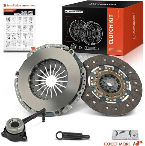 مجموعة قابض ناقل الحركة A-Premium متوافقة مع Volkswagen Jetta 2008-2010 2012-2018، Passat 2008، Golf R 2012-2013، Beetle 2012-2014، CC 2009-2016، Eos 2010-2011، GTI 2009-2014 & A3، 2.0L in Kuwait