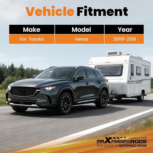maXpeedingrods Trailer Tow Hitch Receiver with Hitch Cover, 2" Receiver Compatible with Toyota Venza 2009-2016 in Kuwait
