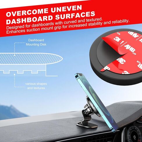 Double Sided Tape Heavy Duty 40PCS Adhesive Pads 1“ and 2" Squares Dots Rectangles Strong Waterproof Mounting Tape for Dashboard Dash Cam Windshield Suction Cup Phone Holders Black in Saudi Arabia