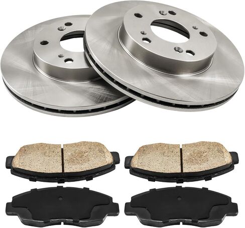 KAX Front Brake Kit for Honda Civic 2006 2007 2008 2009 2010 2011, 10.31inch Brake Rotors Pads Kit, #31311+D465A Front Brakes in Kuwait