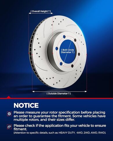 KAX Front Brake Kit for Honda Civic 2006 2007 2008 2009 2010 2011, 10.31inch Brake Rotors Pads Kit, #31311+D465A Front Brakes in Kuwait