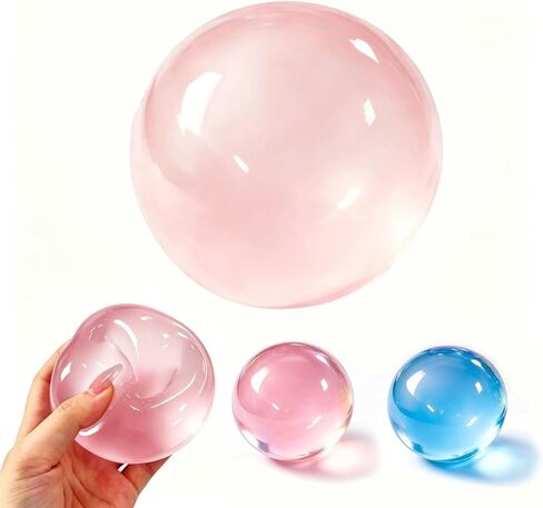 Coconut Oil Squishy, Shapeable No Rebound Stress Relief Ball, Fun Sensory Fidget Toy, Improving Focus, Or Easing Tension During Study, Work, Or Relaxation, Non-Sticky (Pink) in Saudi Arabia