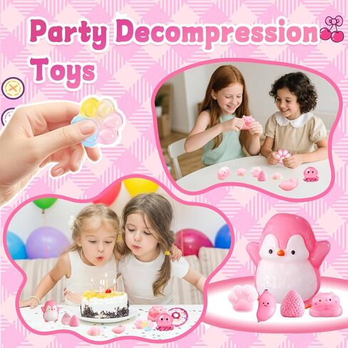 24Pack Taba Squishies Toy, Squishy Fidget Taba Toys, Stress Relief Sensory Squeeze Toys for Kids 4-8 8-12 Party Favors, Classroom Prizes, Birthday Gifts Goodie Bag Stocking Stuffers in Saudi Arabia