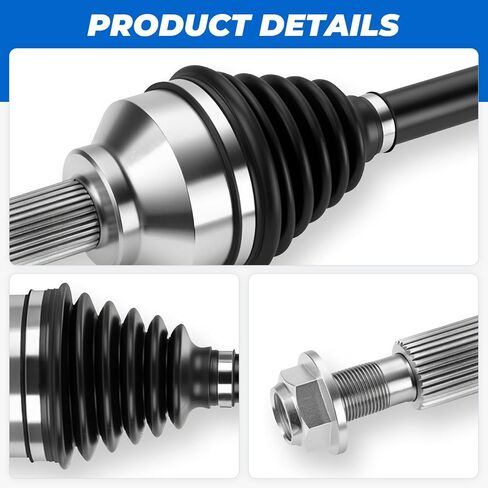 Front Left CV Axle Shaft Assembly Fit for Dodge Journey 2009-2020(FWD Only), for Dodge Avenger 2008-2011, for Chrysler 200 & Avenger 12-14(4 speed trans), for Chrysler Sebring 2007-2010, Driver Side in Kuwait