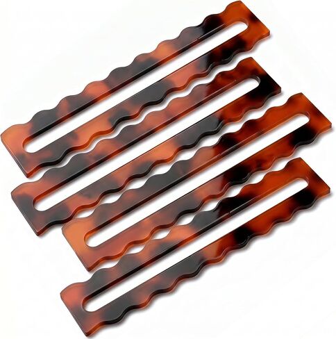 Mahjong Line Finder, 4 Pack Mahjong Line Reader Acrylic Mah Jong Rules Reader Card Accessories for Beginners and Players (Tortoiseshell) in Saudi Arabia