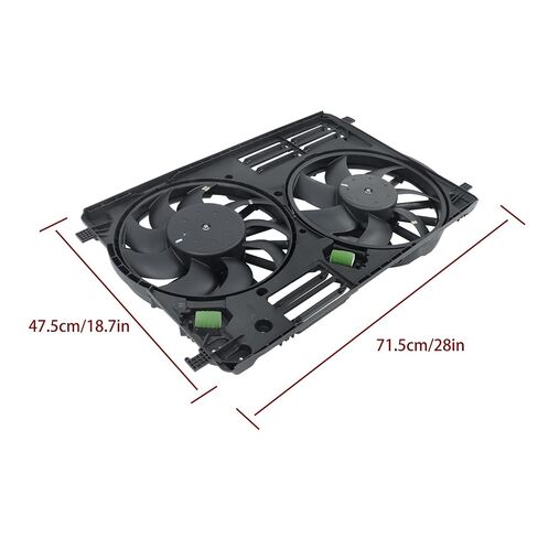 Radiator Cooling Fans Assembly Replacement for Ford Escape 2017-2019 Replacement for Lincoln MKC 2015-2016 FO3115215 621574 EJ7Z8C607H in Kuwait