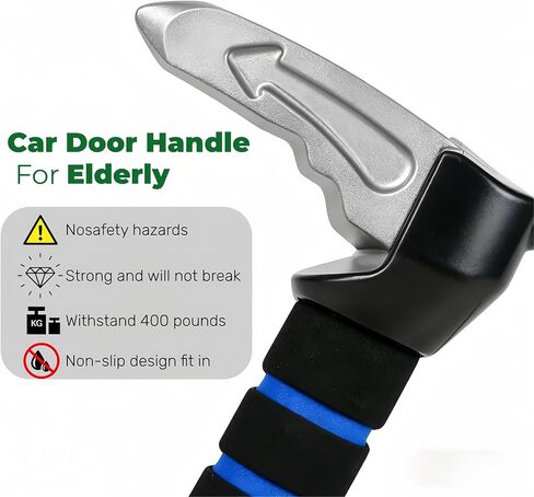 Car Handle Assist for Elderly -2 Pack Car Door Handle for Elderly & Seniors & Handicap - Multifunction Car Armrest Portable Bar in Saudi Arabia