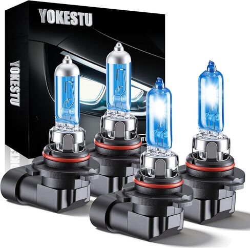 Headlight Bulb Fit For Chevy S10 1998 1999 2000 2001 2002 2003 2004 High Beam Low Beam Replacement, High Performance White Light Halogen Headlamp Bulbs Set, 4 Pcs in Saudi Arabia