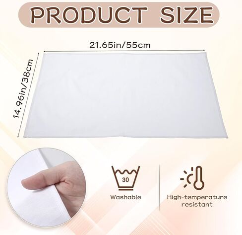 5 Pcs Pressing Cloth for Ironing, Iron Cloth 15 x 22 Inch Cotton Ironing Board Fabric Fabric Protector Press Tool for Sewing and Iron in Kuwait