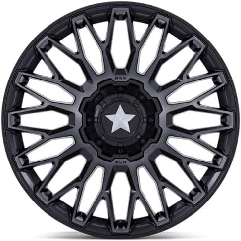 MSA Offroad Wheels MA050 24X7 4X137/156 M-BLK DDT 0MM - MA050MT24704A00 in Saudi Arabia